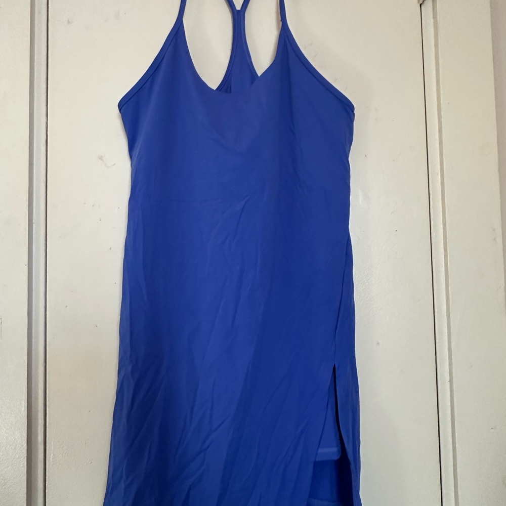 Women’s Blue HALARA SOFTLYZERO PLUSH ACTIVE WEAR SHORTS DRESS